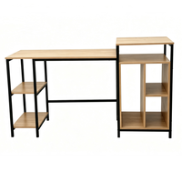 Table d'ordinateur Yukai Iron, design industriel moderne européen, convertible, mobilier de bureau commercial pour usage domestique TD-2025