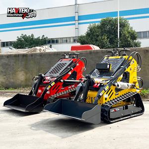 HAVTEK T360 Mini Skid Steer Mini, pemuat Mini dilacak CE EPA dengan lampiran Auger selip Mini - Product Image 3