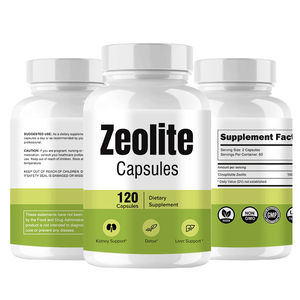 Cápsulas de Suplemento Dietético de <span class=keywords><strong>Zeolita</strong></span> en Existencia, Clinoptilolita en Polvo de <span class=keywords><strong>Zeolita</strong></span> 500mg, 120 Cápsulas de <span class=keywords><strong>Zeolita</strong></span> Activada - Product Image 4