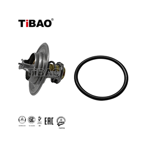 TiBAO, nuevo termostato de refrigerante de motor automático para Audi A3 A4 B5 B7 A6 C6 Q3 TT VW BORA GOLF SHARAN <span class=keywords><strong>SEAT</strong></span> 06B121113A 06B 121 113 - Product Image 2