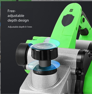 Pialla Elettrica Portatile 90mm, Bordatrice Industriale <span class=keywords><strong>per</strong></span> <span class=keywords><strong>Legno</strong></span>, Mini Pialla Manuale Professionale, Utensile Elettrico - Product Image 3