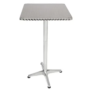 60X60CM Modern kare Bistro katlanabilir masa MDF yüksekliği ayarlanabilir Bar masaları