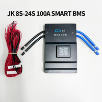Carte de protection JKBMS 4S 8S 12S 16S 20S 9V 12V 14.4V pour batteries LiFePO4 100A 150A RS232 Hilti HV Rosen IC 0EM 63V Akku BT Daily