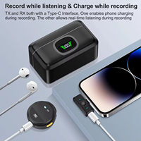 Microphone sans fil Lavalier SX21 Pro omnidirectionnel avec suppression du bruit, autonomie de 40 heures pour l'enregistrement vidéo et la diffusion en direct