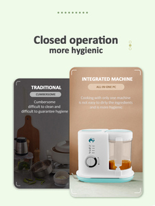 <span class=keywords><strong>Babycook</strong></span> électrique multifonction sans Bpa 4 en 1 <span class=keywords><strong>Cuiseur</strong></span> à vapeur Blender Baby Food Makers - Product Image 4