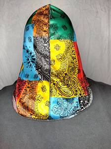 <span class=keywords><strong>Durag</strong></span> en Satin soie multicolore pour homme, Bandana de haute qualité, très bon <span class=keywords><strong>prix</strong></span>, - Product Image 2