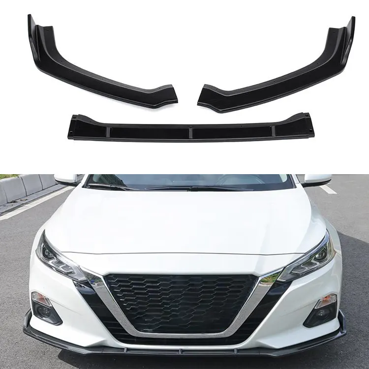Car Accessories Front Bumper Lip Spoiler Chin Splitter Diffuser Body Kit Guards For Nissan Teana Altima 2019+ Sedan 4 Door