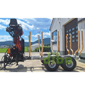 Remolque de carga de troncos, un poste en venta, con salida 1002, retroexcavadora para <span class=keywords><strong>Sal</strong></span> - Product Image 4