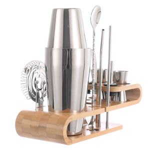 Usine directe Premium accessoires Bar outils <span class=keywords><strong>Boston</strong></span> Jigger Bar en acier inoxydable ensembles Cocktail Shaker pour Bar Party - Product Image 5