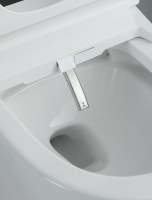 Salle de bain en forme de U avec fonctions de mémoire utilisateur Hip/Rear Washing Auto Open Heat Seat Bidet Toilet Seat Cover