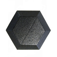 Fabricant d'haltères, équipement de gym, équipement de base pour la salle de sport, ensemble d'haltères hexagonales en caoutchouc, équipement de fitness