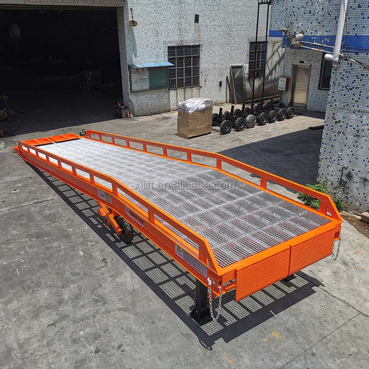 Loading Ramps Height Loading Lifting Height Hydraulic Ramps Hydraulic Mobile Yard Forklift ...