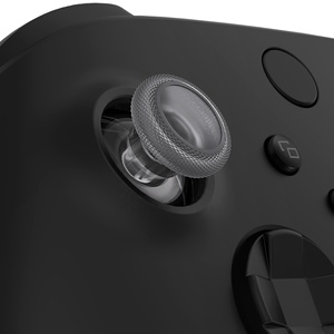 Kit de réparation de joysticks personnalisés EXtremeRate Clear Black, remplacement des sticks analogiques personnalisés pour manette Xbox Series X S - Product Image 4