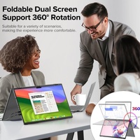 Nouveau produit avec double moniteur pliable IPS LCD Expander, 18.5 pouces, 1080P, triple moniteur, USB-C ordinateur portable
