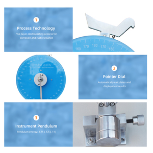 Testeur d'impact à pendule pour l'évaluation de la résistance à la perforation et du comportement de rupture par impact des tuyaux et des feuilles de plastique - Product Image 4