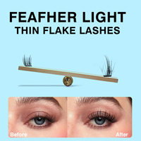 Pour le modèle MT 2025, les dernières extensions de cils individuelles DIY en grappe, fabriquées à la machine, pré-collées, noires, ultra-légères, fines, en PET de 0,03 mm
