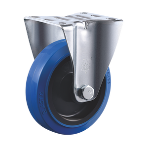 ล้อเลื่อนอุตสาหกรรม VIMA รุ่น Iron Rubber Heavy Duty ขนาด 80 มม. 100 มม. 125 มม. แบบเกลียวหมุนได้ ผิวชุบสังกะสี สำหรับเคลื่อนย้ายเครื่องจักร - Product Image 3