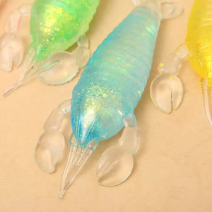 New Design Maltose Glitter Lobster Emulational Squeeze Stress Relief Toy Slow <b>Rebound</b> Squeeze Stress Ball Classic Kids Toys - Product Image 2
