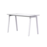 Bureau commercial individuel moderne en fer, convertible, extensible, modulaire, réglable, personnalisable, avec tiroir à dossiers pour bureau