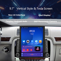 Écran Android pour voiture Tesla de style vertical de 9,7 pouces pour Mercedes Benz Classe R W251 R280 R300 R320 2005 - 2017 Navigation stéréo