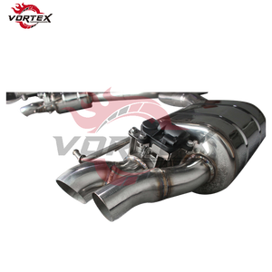 Sistema de Escape Catback Valvetronic de Alto Rendimiento Vortex, Acero Inoxidable 304, Pulido Espejo, Soldadura en Escamas de Pescado, para AUDI RS5 4.2L - Product Image 5