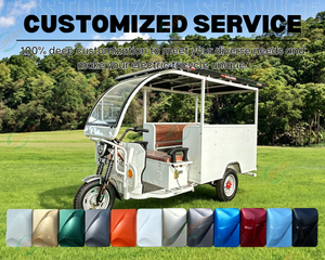 Moto Taxi Auto <strong>Rickshaw</strong> Three Wheeler 3 Wheel Fat Tire Chinese Electric Tricycle China <strong>Electro</strong> Bajaj Electric Tuk Tuk for Sale - Product Image 6