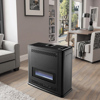 Chauffage d'appoint Kingfer 14KW 47770BTU, vente chaude, à gaz naturel GPL, panneau en verre trempé pour salon, camping, chauffage