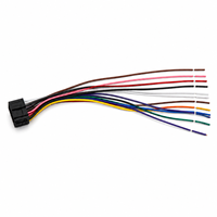 Kabel Harness Output Speaker Daya PVC Konduktor Tembaga Murni 16 Pin Universal untuk Navigasi Stereo Layar Besar Android