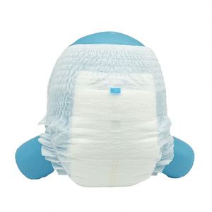 Échantillons gratuits Couches pour bébés OEM Nouveau-né Grade A Couche bébé en gros Super surface sèche Couches jetables pour bébés à enfiler - Product Image 4