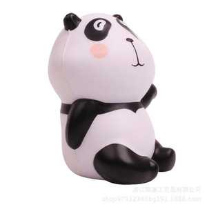 Cartoon Panda Sitting Pose Pu Foam Slow <b>Rebound</b> Fidget Toy For Kids 5-7 Years Unisex - Product Image 5