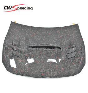 Stile CWS in fibra di carbonio forgiata con fiocchi rossi cofano motore auto KIT carrozzeria cofano per 2012 2015 TOYOTA GT86 - Product Image 1