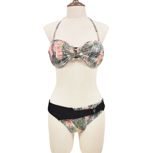 Bikini a fascia Copa <span class=keywords><strong>Con</strong></span> Aros Flores Bikini Para Mujer <span class=keywords><strong>Con</strong></span> <span class=keywords><strong>Top</strong></span> Bandeau <span class=keywords><strong>Con</strong></span> Copa <span class=keywords><strong>Con</strong></span> Aros, Y Tirantes scompigli. - Product Image 2