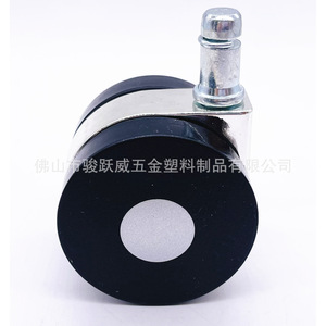 Ruedas para Muebles de 60 mm de Diámetro, Electrochapadas, Giratorias y Silenciosas para Silla de Oficina - Product Image 3