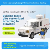 Bloques de Construcción de 4mm, Material ABS, Manualidades Creativas, Adornos de Escritorio, Imagen de Empresa, Mascotas Corporativas, Juguetes de Moda
