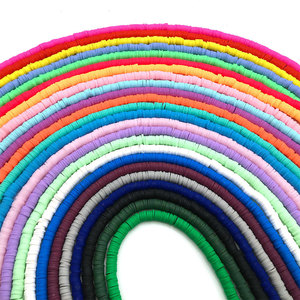 Miss Luv - Cuentas Redondas de Arcilla Polimérica de 6 mm, Coloridas, Tipo Heishi, para Hacer Pulseras, Collares y Joyería - Product Image 3