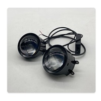 1 ensemble de 2 pièces d'éclairage de voiture 12V, yeux de démon avec télécommande sans fil, yeux LED décoratifs, lumière d'ambiance LED