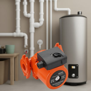 Pompe de circulation en fonte Vevor 33 GPM 120V à bride 1-1/4 pour eau chaude, recirculation à 3 vitesses pour chauffage domestique - Product Image 2