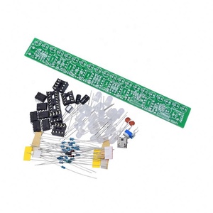 <b>USB</b> Audio Spectrum Lamp Kit Voice-<b>Controlled</b> Wire-<b>Controlled</b> Music Rhythm Lamp Spectrum Level Display Welding Electronic DIY Kit - Product Image 2