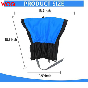 Protège-jambes imperméables Woqi pour la randonnée, l'alpinisme, le camping, la protection en plein air, mollets d'adultes, polyester - Product Image 4