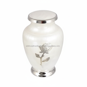 Urnas de cremación de metal para hombres y mujeres, urnas decorativas, urnas hechas a mano, urnas conmemorativas para adultos, urnas funerarias - Product Image 1