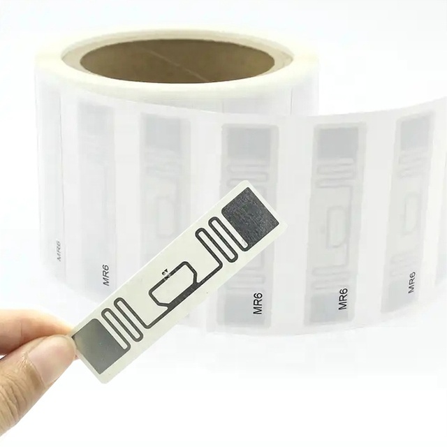 CMRFID OEM Passive UHF RFID Tag Waterproof H9 U7 U8 U9 MR6 Smart Dry Wet RFID Inlay Label Sticker Roll