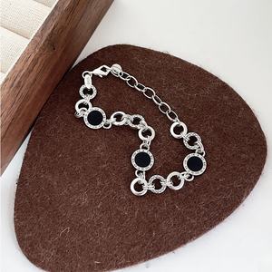 Pulsera de Cadena de Plata de Ley 925 con Diseño Personalizado para Mujer, Joyería de Plata Elegante y Sencilla, Accesorio de Plata de Alta Calidad - Product Image 3