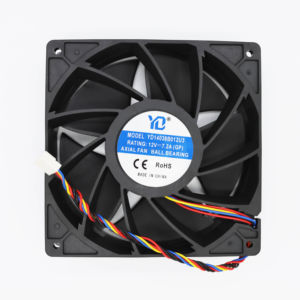 Ventilateur DC original de 140mm, 14038, 7500RPM, 12V, 9,0a, haute vitesse, PFC1412HE, pour alimentation électrique, ventilation de rack de serveur - Product Image 1