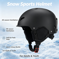 Casque de ski pour adulte Retrospec Powersports H1 ABS, taille moyenne
