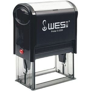 Tampon encreur automatique rectangulaire <span class=keywords><strong>WES</strong></span> de bonne qualité avec encre intégrée pour le bureau - Product Image 3
