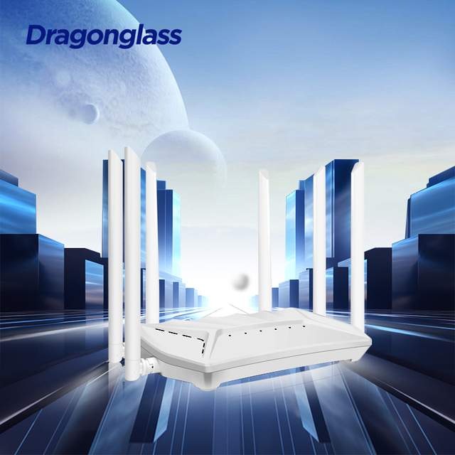 1200Mbps Wifi 5 Wireless Router High Speed 6 Antennas Dual Band Gigabit 4G CPE Router with SIM Card Slot