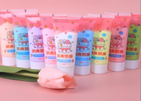 Dessin animé jouet 50g simulé crème colle kit de bricolage matériel fait main pour crayon épingle à cheveux coque de téléphone autocollant enfant jouer charme créativité