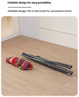 Hammock Portabel untuk Dalam Ruangan, Rumah, Ruang Tamu, Istirahat Siang, dan Luar Ruangan, dengan Rangka Besi dan Braket untuk Berkemah
