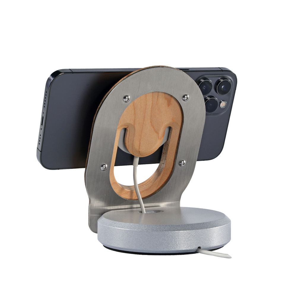 SAMDI Universal Desktop Wood Phone Stand - Thumbnail 3