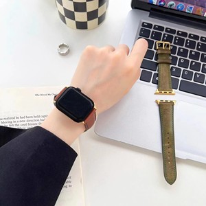 <span class=keywords><strong>Cinturino</strong></span> di Ricambio in Vera <span class=keywords><strong>Pelle</strong></span> Stile Vintage per <span class=keywords><strong>Apple</strong></span> <span class=keywords><strong>Watch</strong></span> Serie 8 <span class=keywords><strong>Ultra</strong></span> 49mm, Design in <span class=keywords><strong>Pelle</strong></span> Cerata Italiana di Lusso - Product Image 4